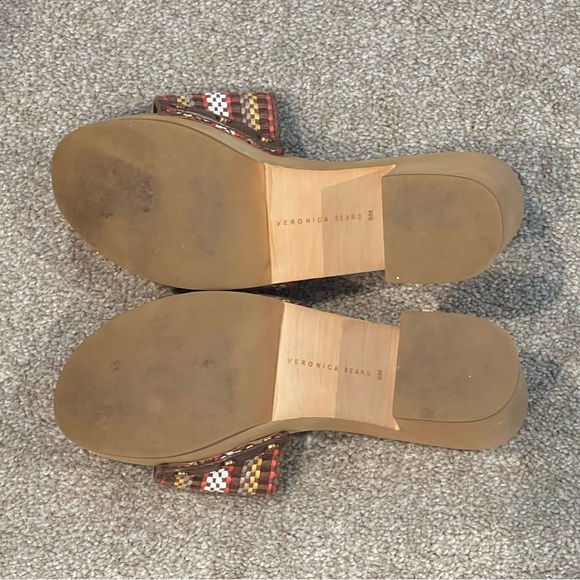 Veronica Beard Hannalee Platform Woven Clog Sandal  Mules | 6 - Picture 7 of 7